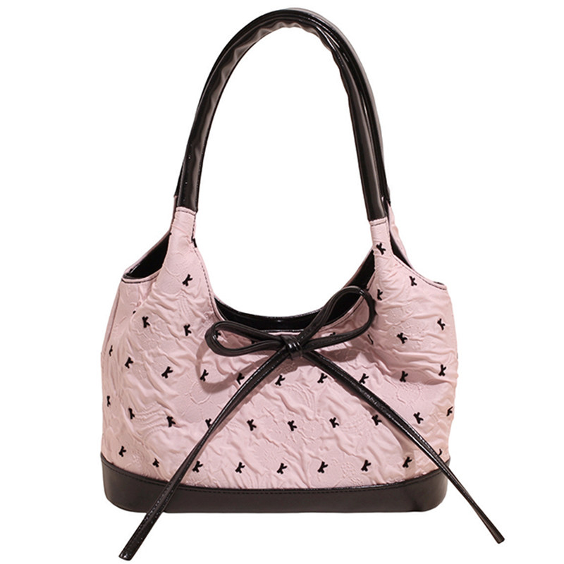 今年流行的包包女式2025新款潮蝴蝶结手提水桶包高级感百搭单肩包,淘宝优惠券,粉丝福利购,淘宝优惠卷