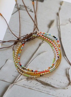 超细简约设计日本古董琉璃女