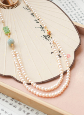 uisraky气质饰品项链锁骨女