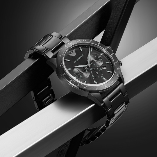 【跨年礼物】Armani阿玛尼黑武士男士手表运动户外AR11242