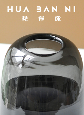 日式简约创意原色玻璃花瓶