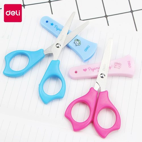 Детские безопасные ножницы, маленький защитный чехол, детский комплект, безвредная милая игрушка, 2-3-6 лет, оптовые продажи