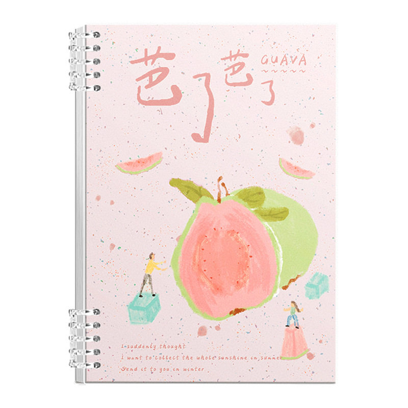 木原新款谐音水果派对笔记本高颜值B5活页加厚A5学生可爱记事本,淘宝优惠券,粉丝福利购,淘宝优惠卷