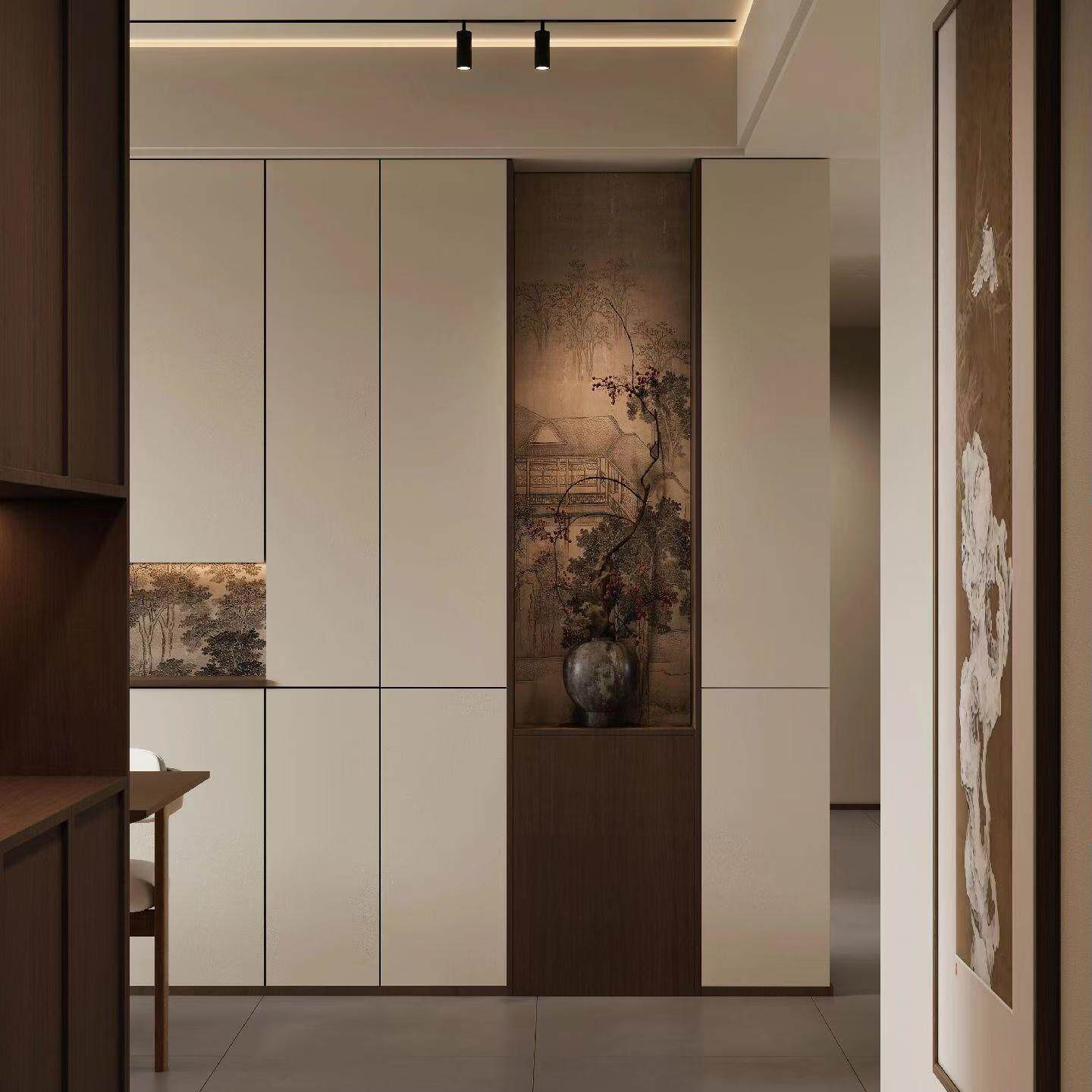 中古风客厅背景墙诧寂中式壁画墙布卧室茶室宋氏美学无缝定制壁画,淘宝优惠券,粉丝福利购,淘宝优惠卷