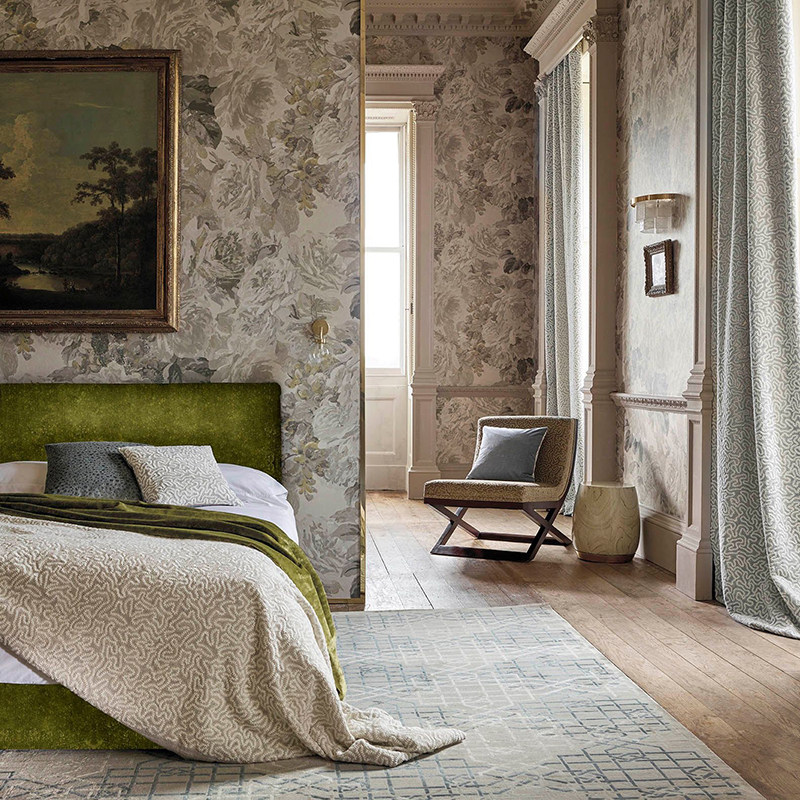 D法式复古奶油风壁布轻奢田园定制无缝墙布壁画玫瑰花背景墙壁纸,淘宝优惠券,粉丝福利购,淘宝优惠卷