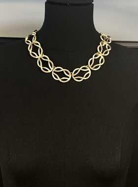 个性设计夸张大圈短款项链