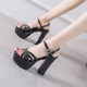 13cm model catwalk shoes body shape etiquette walking posture