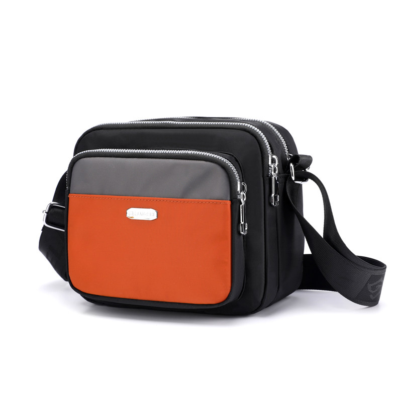 捷朗仕2024新款多层撞色小方包百搭尼龙挎包轻便手机包女斜挎包包,淘宝优惠券,粉丝福利购,淘宝优惠卷