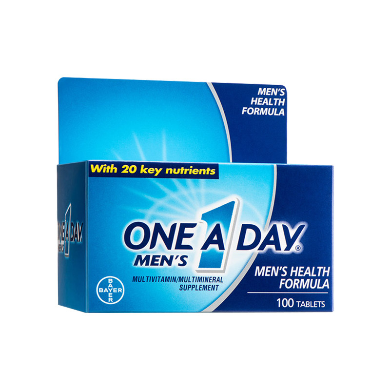 拜耳one a day男士复合维生素锌钙 HCP海外复合维生素/矿物质