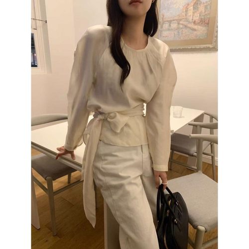 九1211韩国东大门衬衫-区ouir-8724953正品修身休闲优雅直邮大气 - 图2