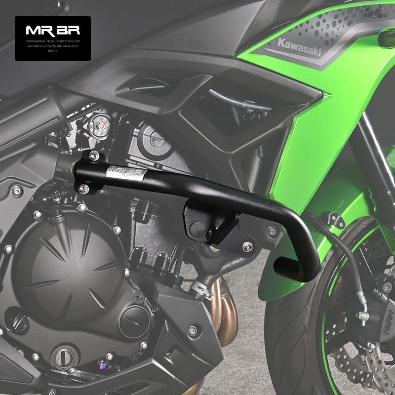 MRBR适配川崎异兽Versys650护杠防摔保险竞技杠水箱网尾架改装件 - 图0
