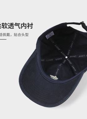 刺绣美式复古棒球帽显脸小