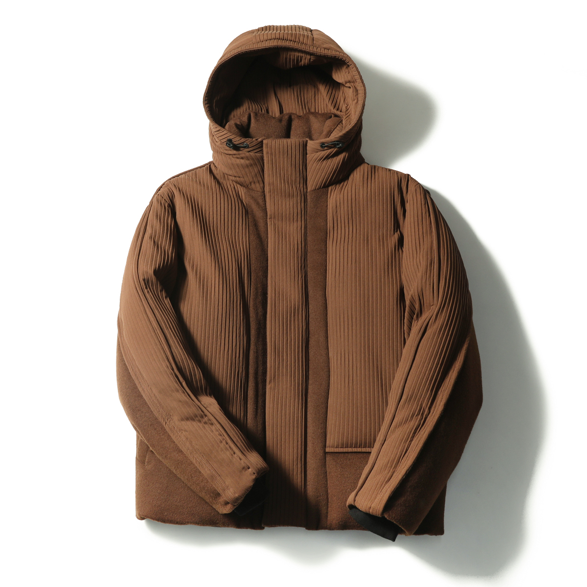 2024冬季新款男士复古老钱风加厚保暖羊毛混纺90白鸭绒羽绒服9603 - 图3