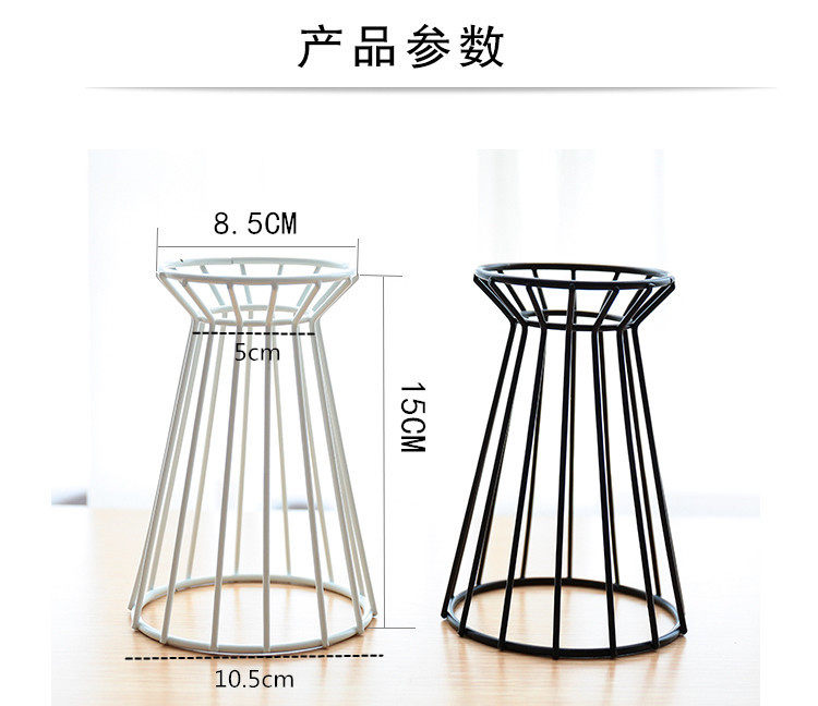 空气凤梨无土植物创意家居微景观塔架花架支架 配饰花盆双色可选,淘宝优惠券,粉丝福利购,淘宝优惠卷