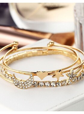 Women Bracelet 4 Pcs  Set Ladies accessory Jewelry 4 in 1