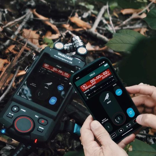 Tascamx8 professionelle Instrumental-Gesangsaufnahme, Live-Übertragung