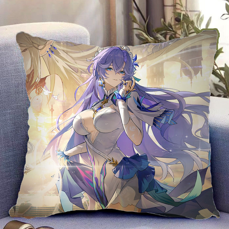 坎特蕾拉双面抱枕游戏鸣潮周边照片带枕芯靠枕靠垫枕头礼物可定制 - 图1