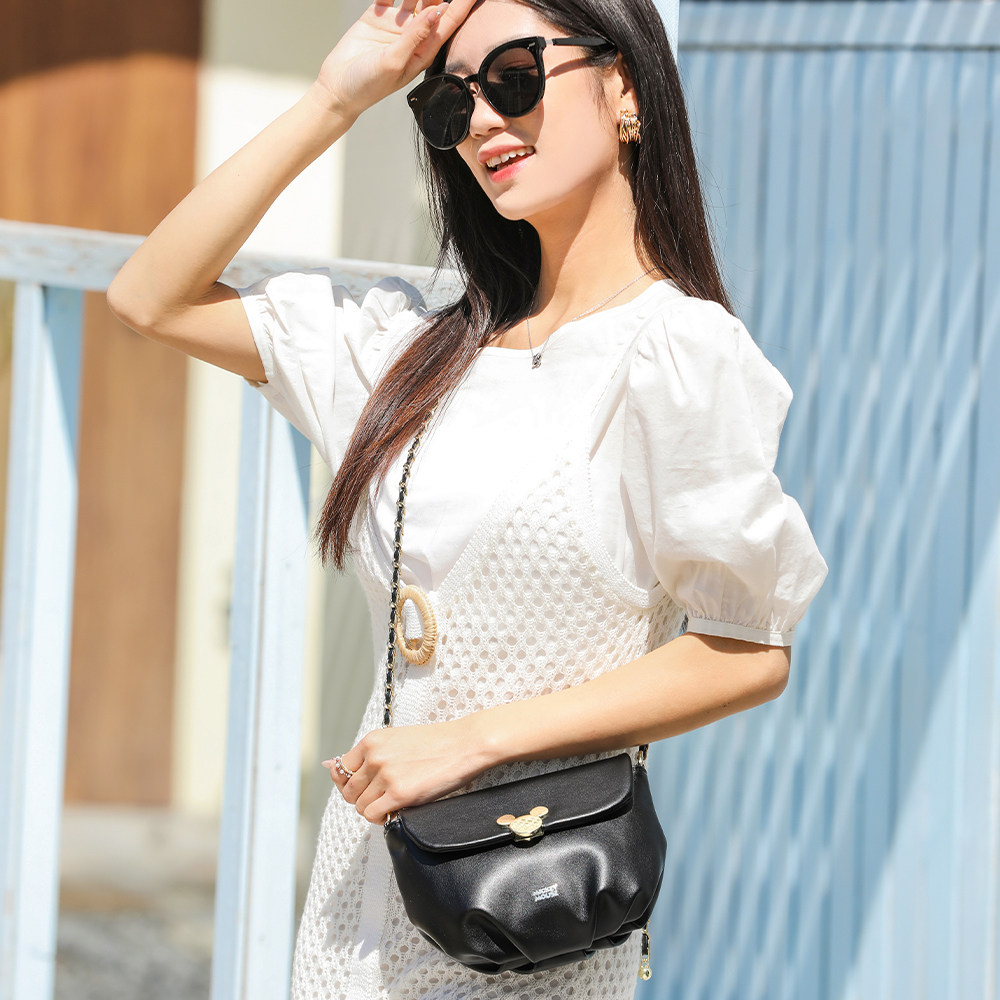 迪士尼正品包包春夏新款云朵包小清新时尚百搭女包单肩斜挎链条包,淘宝优惠券,粉丝福利购,淘宝优惠卷