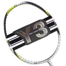 ракетка для бадминтона 台湾y3高钢性碳纤维羽毛球拍个性初级兼备男女式羽毛球拍only 700