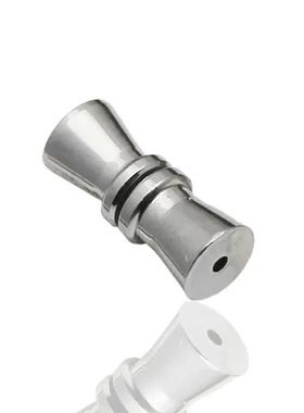 YB搭扣手链925配件吊坠银扣子接头宝石螺丝扣银饰品雅缤百搭