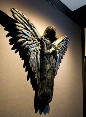 哥特风死神装饰摆件灵魂战士潮玩