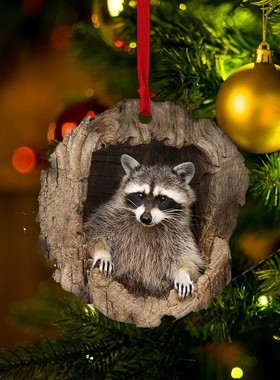 动物兔子亚克力平面小挂件