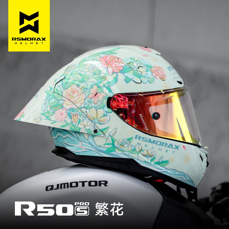 MOTORAX摩雷士R50S Pro摩托车全盔安全帽机车头盔四季个性大尾翼 - 图3