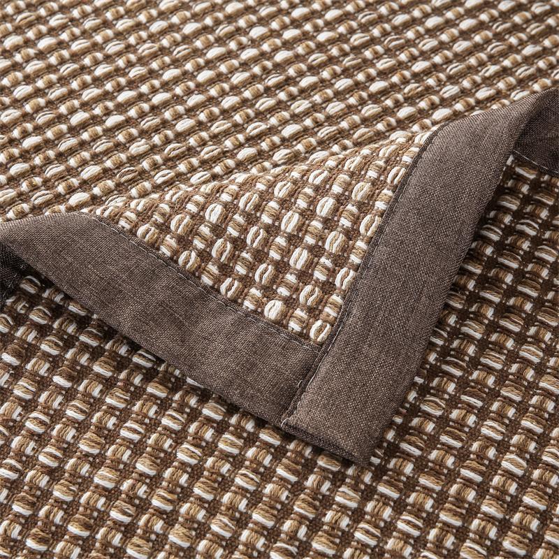 新中式沙发垫夏季防滑坐垫新款2024年高档加厚棉麻布艺亚麻实木