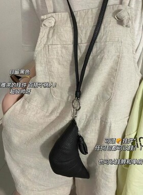 pu皮pu皮毛衣链女小众设计项链