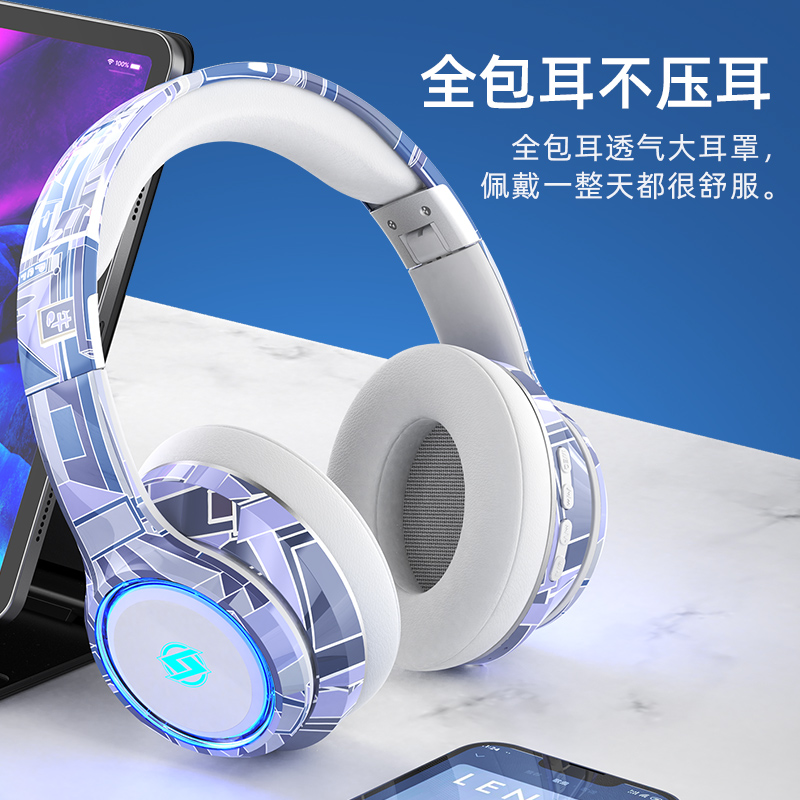 适用华硕天选6 Pro 5 rog灵耀15无线蓝牙耳机头戴式电竞游戏带麦 - 图0