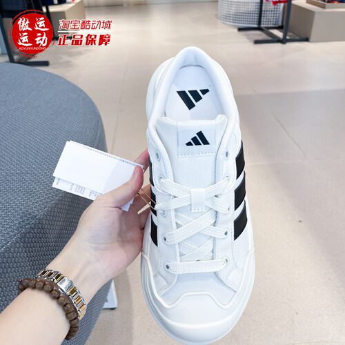 Adidas阿迪达斯2026夏季男女MAXXCOURT MULE休闲半拖穆勒鞋LA4473 - 图2