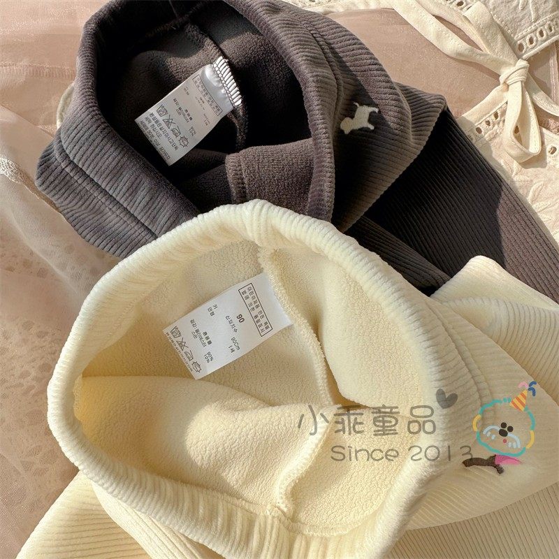 【加厚保暖】韩国儿童冬季裤子 柔软宾利绒纯色复合加绒打底裤,淘宝优惠券,粉丝福利购,淘宝优惠卷