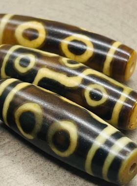 藏传玛瑙九眼天珠吊坠颈坠饰品