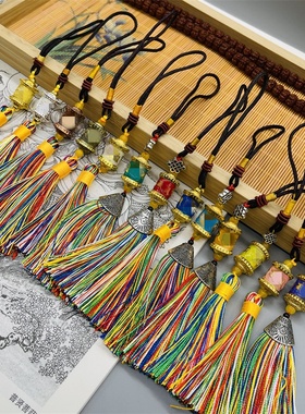 西藏特色民族风流苏配饰品