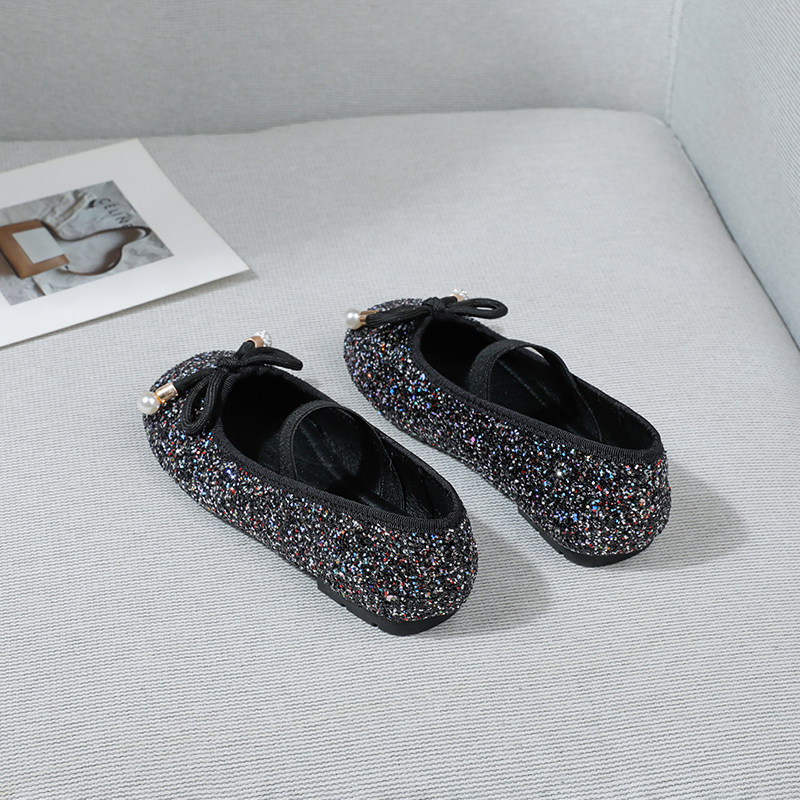 女童单鞋2025春秋新款松紧带水晶鞋亮片儿童单鞋软底亲子鞋公主鞋,淘宝优惠券,粉丝福利购,淘宝优惠卷