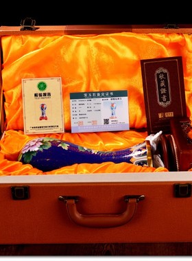 景泰蓝中国风客厅非遗花瓶收藏