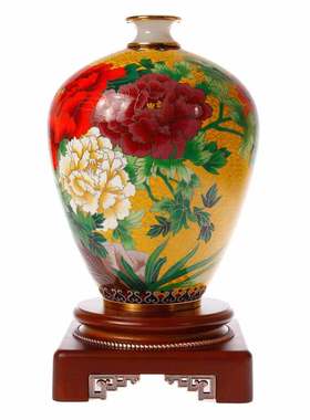 景泰蓝花瓶送领导礼物装饰摆件