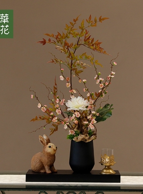 商居两用仿真花艺桌面摆件