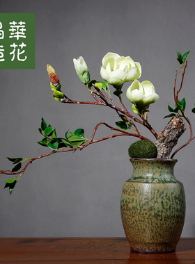 晶华仿真花艺玄关餐厅桌面蝴蝶兰