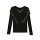 Commuter ແຂນຍາວຄົນອັບເດດ: splicing ປົກກະຕິ ruffled T