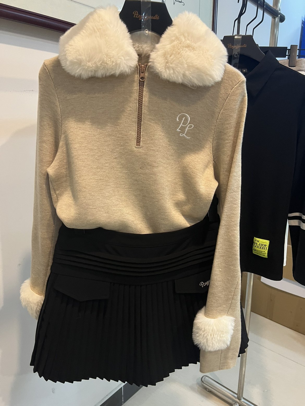 秋冬高尔夫服装女保暖针织高尔夫长袖女韩版显瘦气质高尔夫外套女,淘宝优惠券,粉丝福利购,淘宝优惠卷