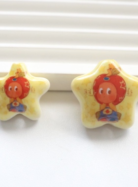 亚克力印花星星人五角星链条材料