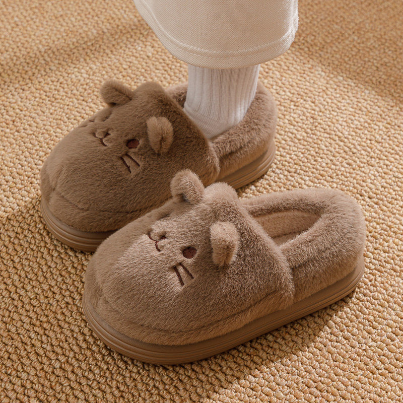 可爱棉拖鞋女款秋冬月子鞋孕妇室内家居包跟情侣棉鞋2025新款保暖,淘宝优惠券,粉丝福利购,淘宝优惠卷