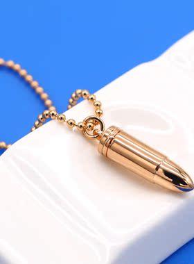 925纯银项链男储物霸气挂饰复古