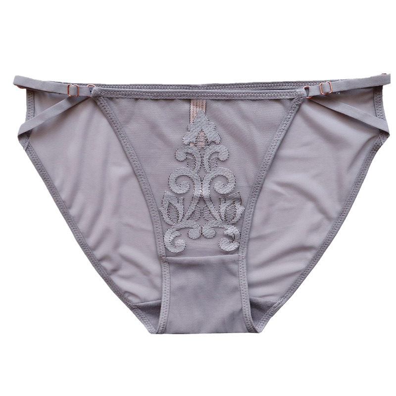 外贸少女网纱绣花女士性感低腰内裤女速干透气女式三角裤纯棉档,淘宝优惠券,粉丝福利购,淘宝优惠卷