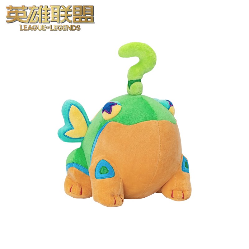 英雄联盟玩偶英雄联盟LOL星之守护者拓蛙（问号青蛙）毛绒玩偶