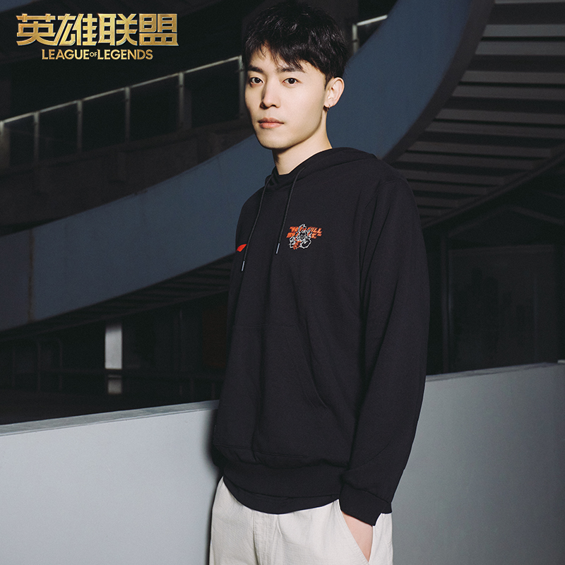 英雄联盟LOL2024MSI李宁联名款李青连帽卫衣男女同款游戏赛事周边 - 图1