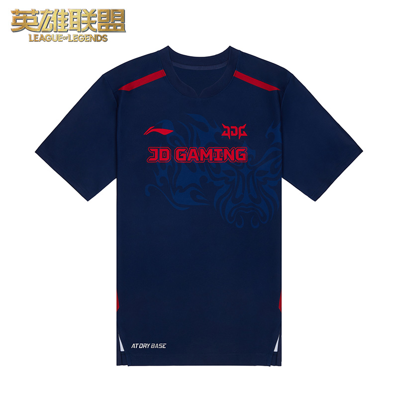 英雄联盟LOL 李宁联名款2023 LPL JDG队服短袖 - 图2