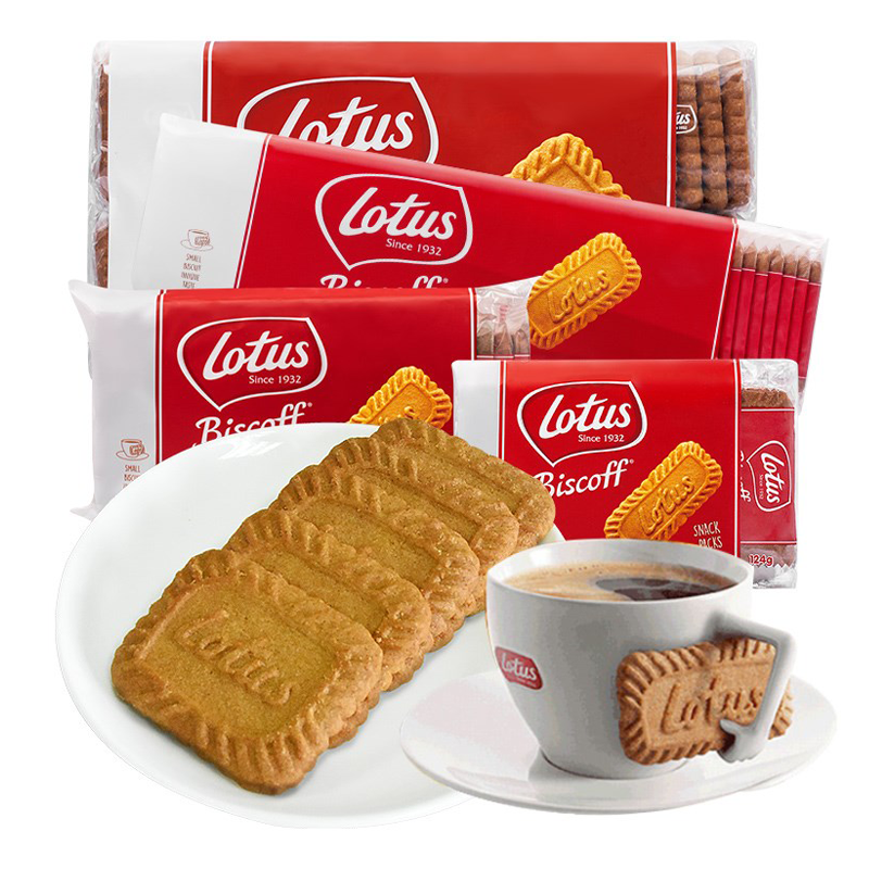 比利时Lotus和情缤咖时焦糖饼干312.5g整箱独立包装婚礼聚会饼干 - 图3