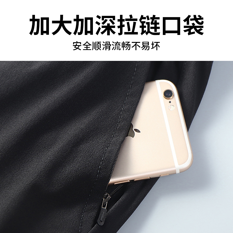 儿童运动套装夏季速干紧身衣跑步篮球羽毛球训练服男童足球打底裤 - 图3